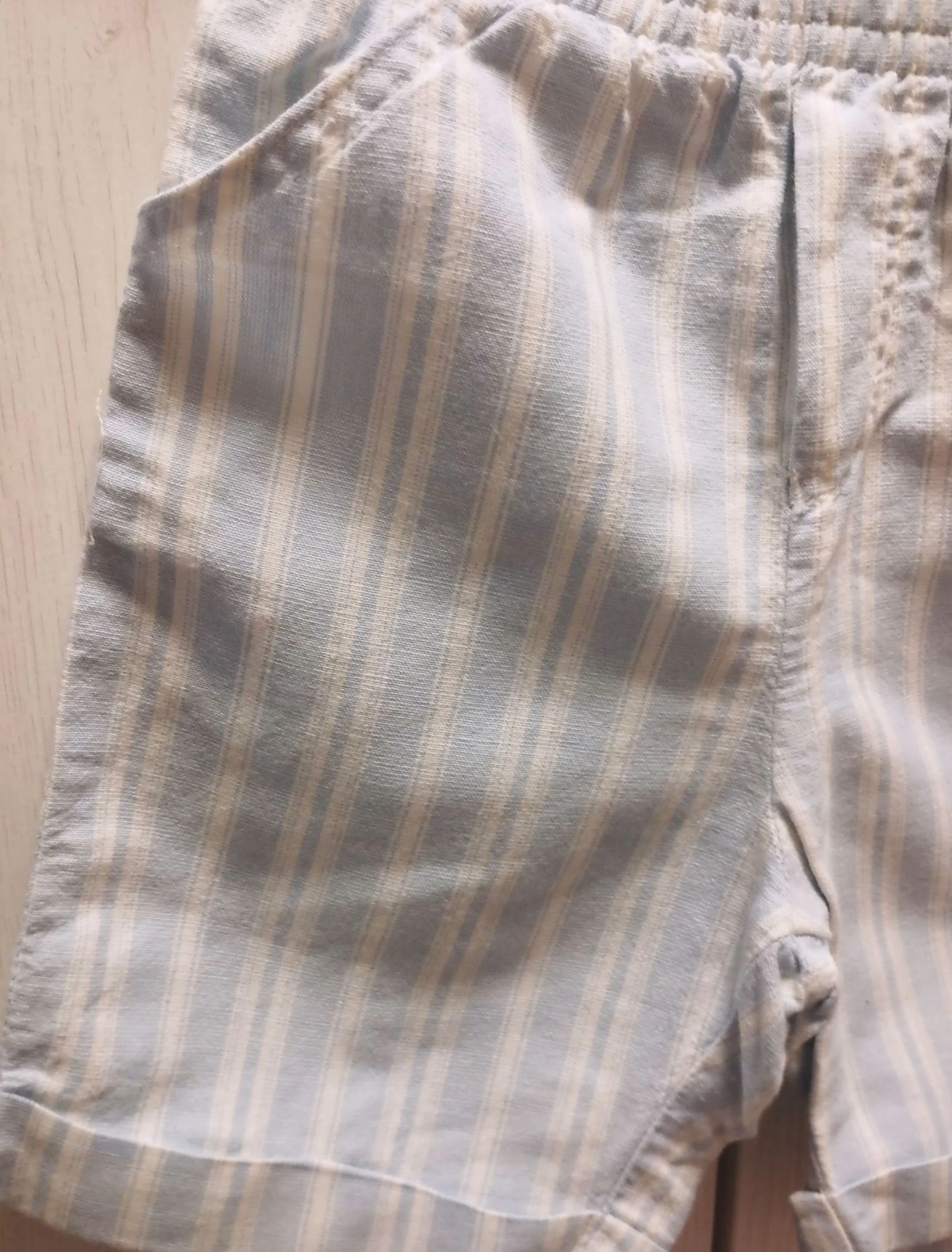 Mayoral Short de linho de riscas tamanho 2 anos – photo 2